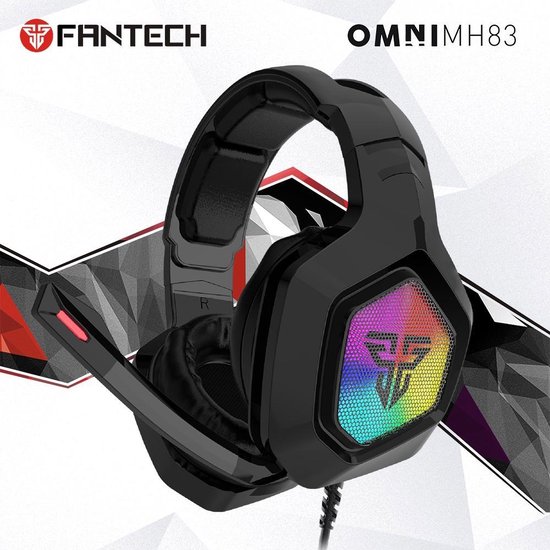 FANTECH OMNI MH83 Multi Platform RGB Gaming Headset 3.5mm – zwart