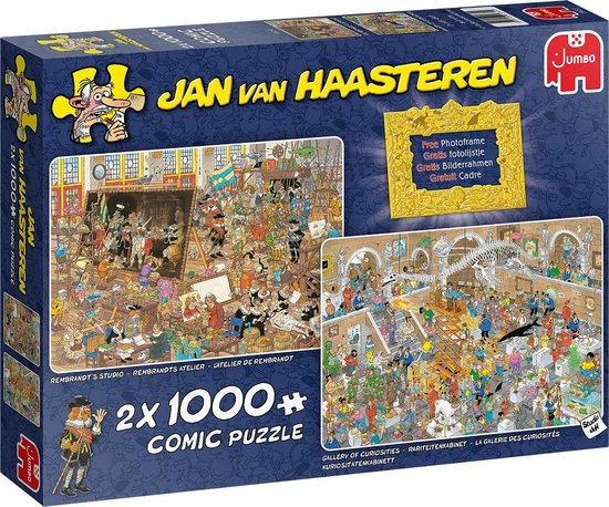 Jan van Haasteren Een dagje naar het Museum - 2 x 1000 stukjes | bol.com