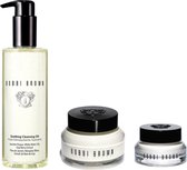 Bobbi Brown Cleanse & Hydrate Full Size Skin Care Set Soothing Cleansing Oil/Hydrating Face Cream/Hydrating Eye Cream