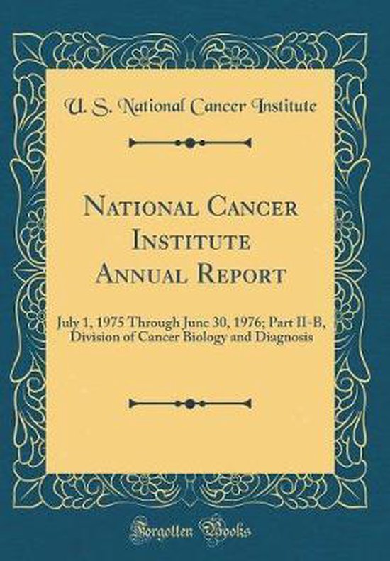 the institute of cancer research annual report