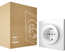 FIBARO Walli N Outlet type F - Wit - Klassiek basiselement