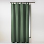 Wicotex - gordijnen - kant en klaar - polyester - groen - 140x260cm - met ophanglus