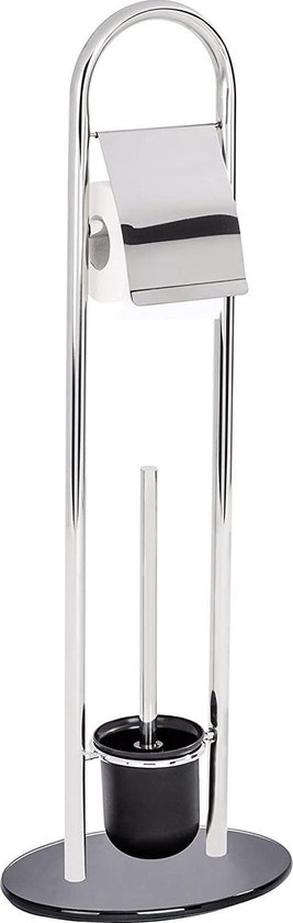 WENKO Bosio reserverolhouder RVS zwart mat