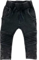 KMDB Bikerpants VIC acid Jongens Zwart - Maat 98
