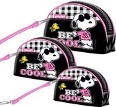 Set van 3 toiletzakjes Snoopy Joe Cool
