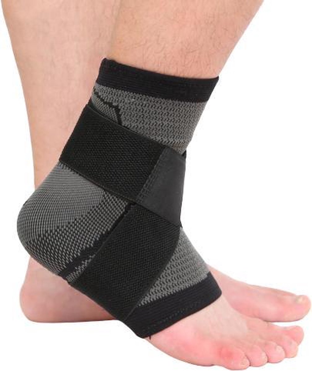 Enkelbrace - Enkel Bandage - Voet brace - Enkel Brace - Enkelsteun - Enkelondersteuning - Neopreen - Comfort fit - Zwart - Universeel - Valt groot — afbeelding 5
