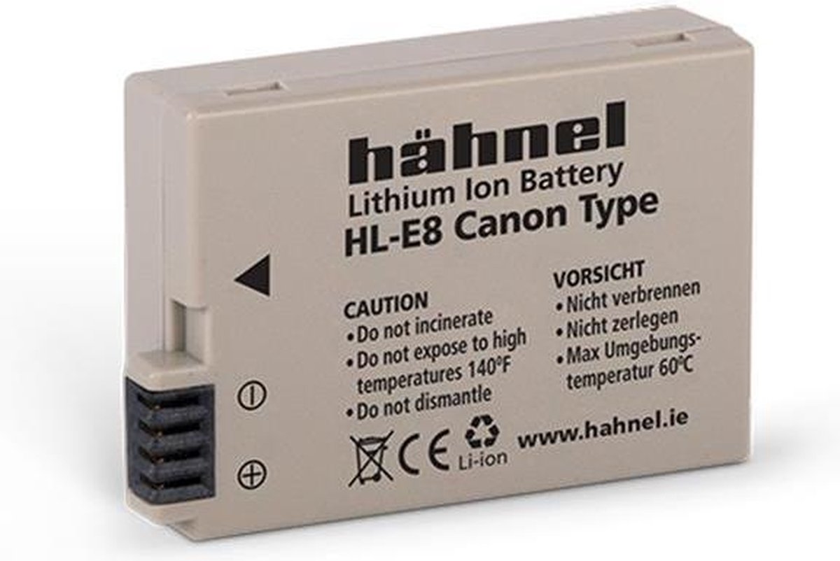 Hähnel HL-E8 Li-Ion accu (Canon LP-E8)