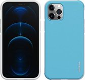 wlons PC + TPU schokbestendige beschermhoes voor iPhone 12/12 Pro (blauw)