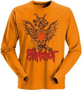 Slipknot Longsleeve shirt -2XL- Winged Devil Oranje