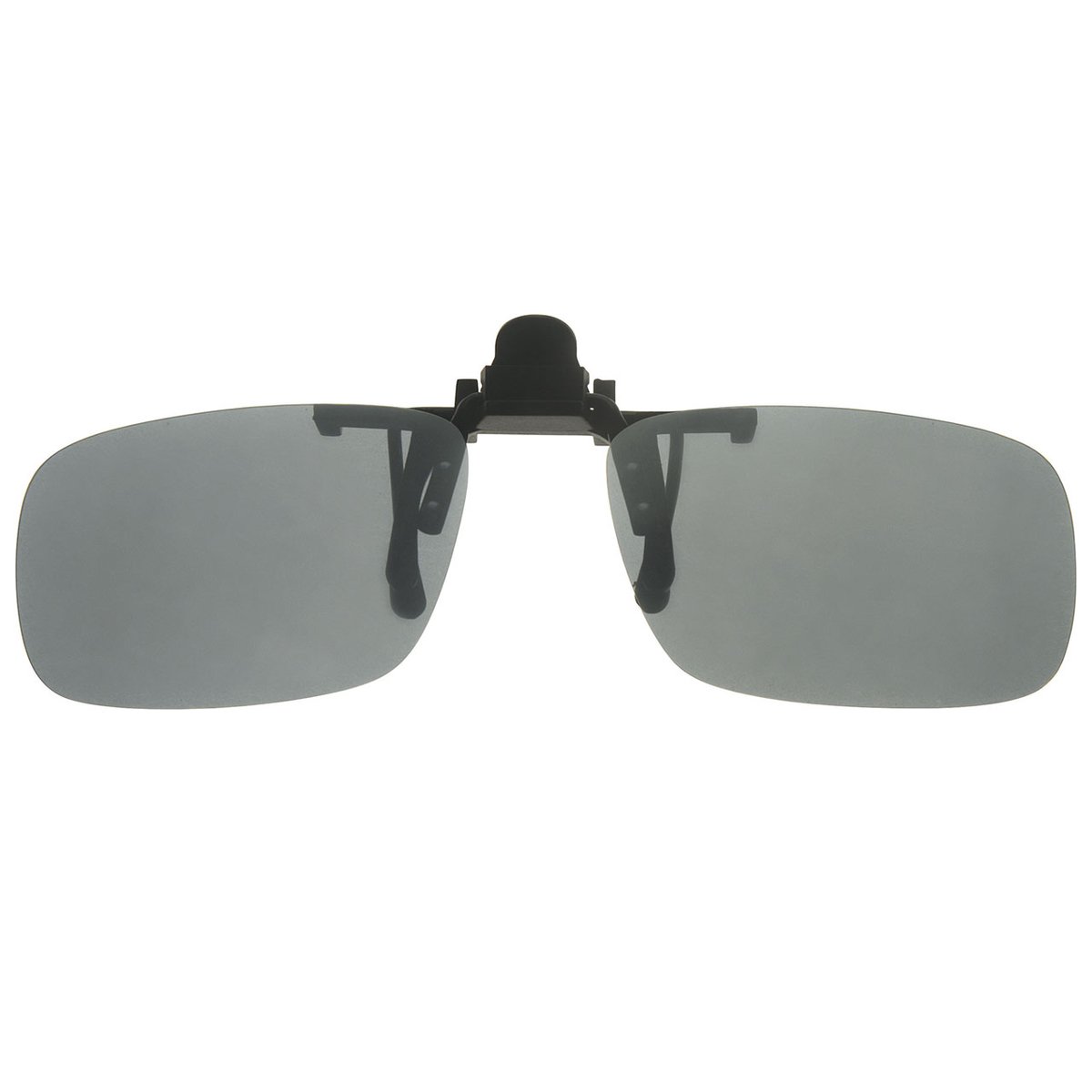 Polariserende Slim Grey Clip-On Opzetter Zonnebril Voorhanger Opzetbril Overzet Overzetzonnebril