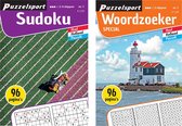 Puzzelsport - Puzzelboekenset - Sudoku 2-4* & Woordzoeker Special 3*  - Nr.1
