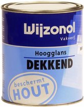 Wijzonol Vakverf Koraalrood 9343 Hoogglans - 0,75 Liter