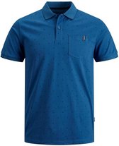 Jack & Jones Poloshirt Jcoand Polo Ss Ltn 12155393 Deep Water/slim Mannen Maat - S