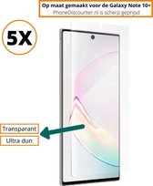 Fooniq UV Screenprotector Transparant 5x - Geschikt Voor Samsung Galaxy Note 10+