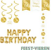 Verjaardagspakket goud 60 jaar