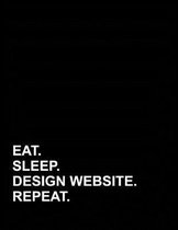 Eat Sleep Design Website Repeat: Genkouyoushi Notebook