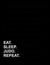 Eat Sleep Judo Repeat: Genkouyoushi Notebook