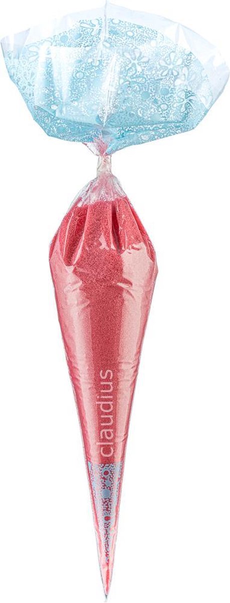Goedkoopste Scrubzout Fruity Melon - 300 gram in puntzak blauw - set van 6 stuks - Hydraterende Lichaamsscrub