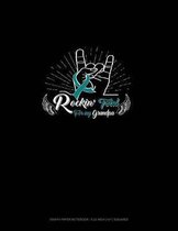 Rockin' Teal for My Grandpa: Graph Paper Notebook - 0.25 Inch (1/4) Squares