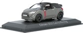 Citroën DS3 Cabrio Racing (Open Dak) (Grijs) (10 cm) 1/43 Norev  - Modelauto - Schaalmodel - Model auto - Miniatuurauto - Miniatuur autos