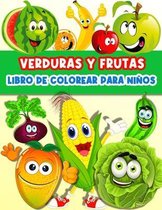 Libro De Colorear Frutas Y Verduras Para Ninos