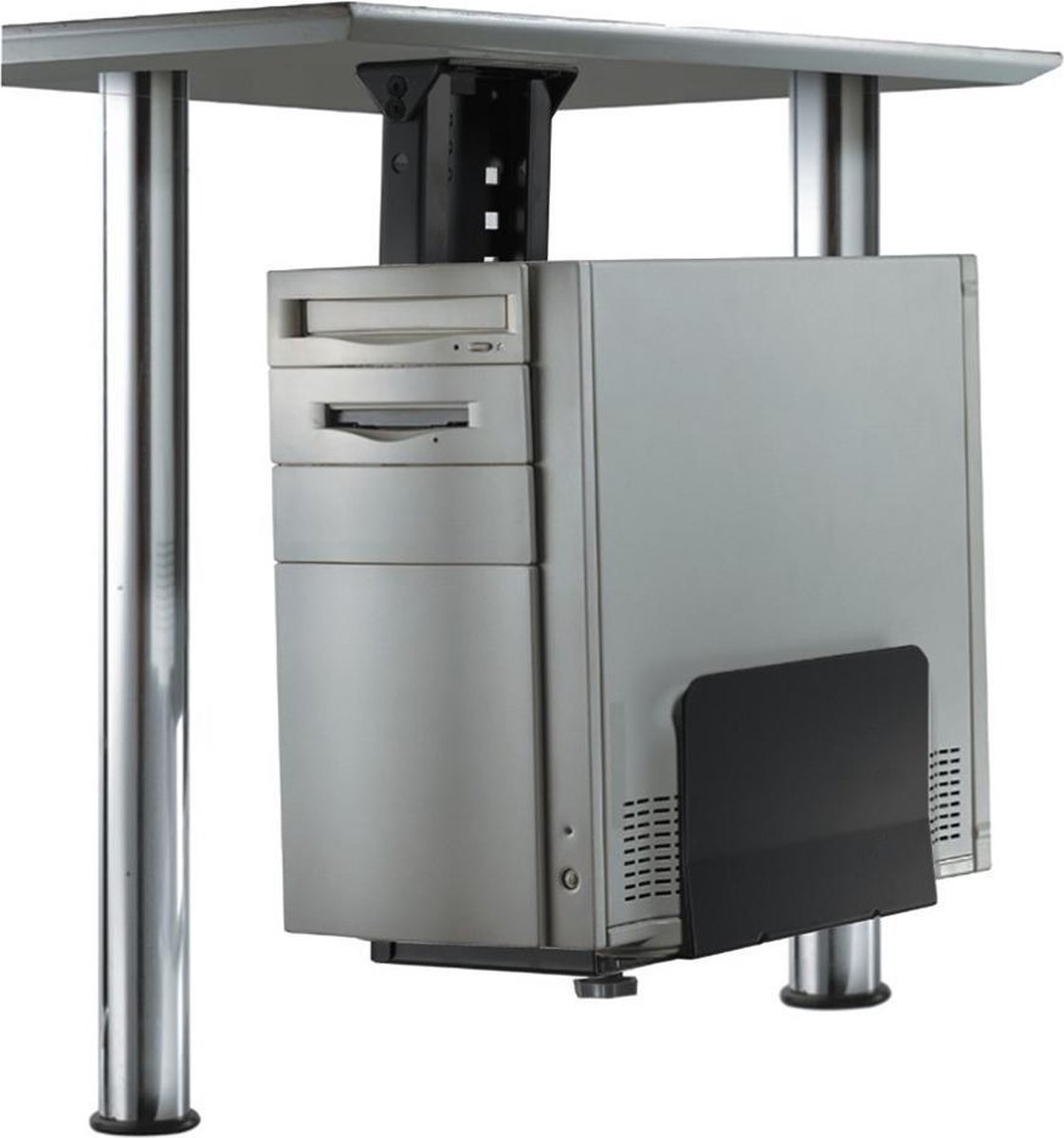 Neomounts CPU-D200BLACK PC steun - montage aan bureau - hoogteverstelling 39-54 cm - breedteverstelling 13-23 cm - zwart - Neomounts