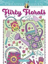 Creative Haven- Creative Haven Flirty Florals Coloring Book