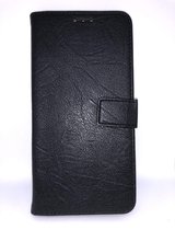 iPhone 12 PRO MAX Luxury Wallet Case met pasjes (Zwart)