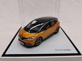 Renault Scenic (Oranje) (10 cm) 1/43 Norev [Inclusief Luxe Showcase] - Modelauto - Schaalmodel - Model auto - Miniatuurauto - Miniatuur autos