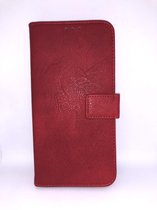 iPhone 11 PRO MAX Luxury Wallet Case met pasjes (Rood)