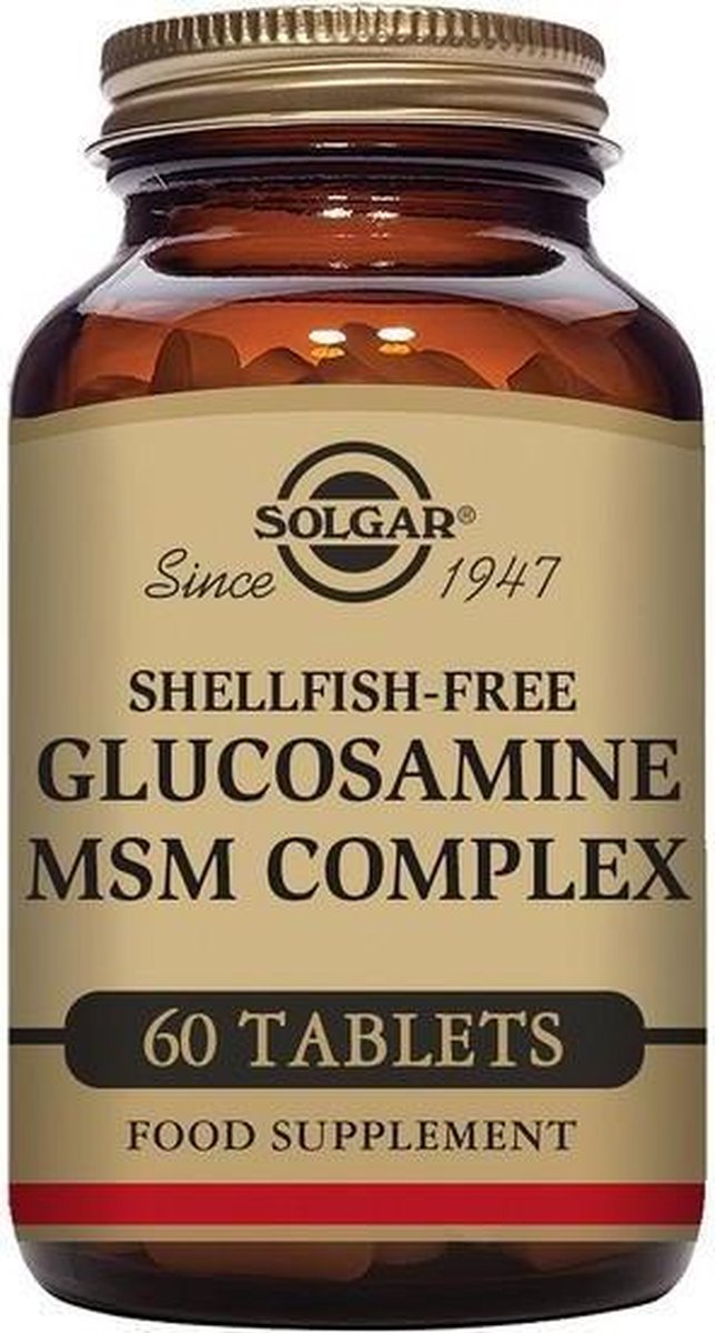 Glucosamine MSM Complex Solgar E1314 (60 tabletten)