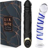 I.N.N. Love Dildo - Vibrators - Glas Dildo - Seksspeeltjes - Clitoris en G Spot stimulatie - Anaal vibrator - Prostaat vibrator mannen - Vibrators voor vrouwen