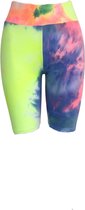 Fashion Dames Korte Broek / Comfort broek / Zomer broek | Sport Broek | Groen-Blauw - M