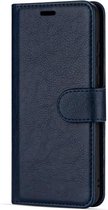 Samsung Galaxy A11 hoesje/Book case/Portemonnee Book case kaarthouder en magneetflipje + screen protector/kleur Blauw