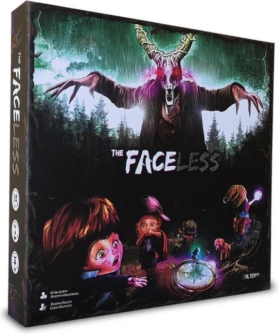 Afbeelding van het spel The Faceless board game kickstarter version
