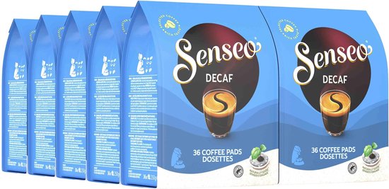 Senseo Decaf Koffiepads - Intensiteit 5/9 - 10 x 36 pads