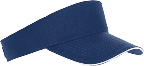 Sol's - Zonneklep - Zonnepet - Zonnecap - Dames - Heren - Klittenbandsluiting - Verstelbaar - One-size - donkerblauw