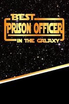 The Best Prison Officer in the Galaxy: Isometric Dot Paper Notebook Book 120 Pages 6''x9''