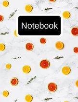 Notebook: A Cool College Ruled Notebook for School, Class or the Office, 8.5x11