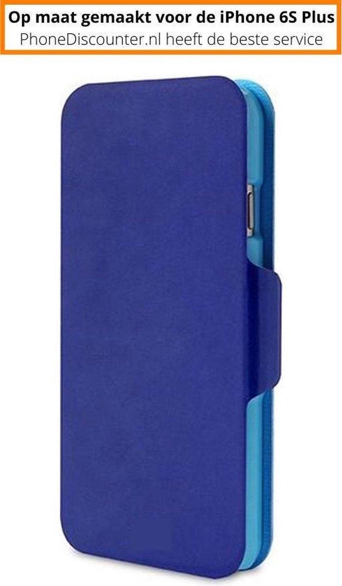 Apple iPhone 6 Plus Wallet Hoes Blauw