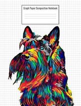 Graph Paper Composition Notebook: Quad Ruled 5 Squares Per Inch, 110 Pages, Scottish Terrier Dog Cover, 8.5 X 11 Inches / 21.59 X 27.94 CM