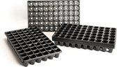 5 x Charles Dowding Containerwise CD60 module trays  - ECO Friendly - Milieuvriendelijk - Zaaitray - 60 cellen - Hard Plastic - Kweektray - Kweekbak