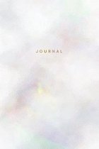 Journal: Iridescent Effect Notebook: 120-Page Lined - Luxury Rainbow Pastel Pearl