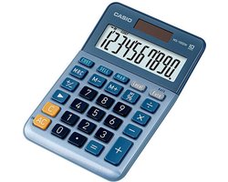 Casio MS-100EM Calculator Blauw