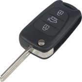 Autosleutel 3 knoppen + batterij CR2032 geschikt voor Hyundai sleutel (O3B) / Accent / Avante Veloster / i10 / i20 / i30 / iX35 / Kia Picanto / Sportage / K2 / K5 / sleutel