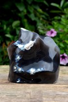 Orka vlam Agaat sculptuur - 1087 gram