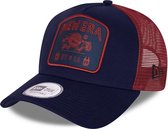 New Era Sports Patch Blue A-Frame Trucker Cap