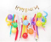 Rolling Ballon Set/Verjaardagsfeestje Decoratie voor Kinderen/Thema Ballon Set/Baby's Eerste Jaar Decoratie Kleur