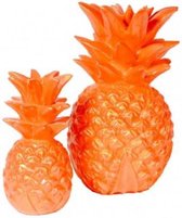 Ananas Beeld - Polyresin - Oranje