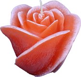 Oudroze roos figuurkaars met aardbeien geur 100/120 (30 uur)